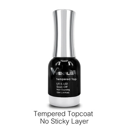 12ml Venalisa TPO FREE Tempered Top Coat Nowipe Long Lasting Top Coat