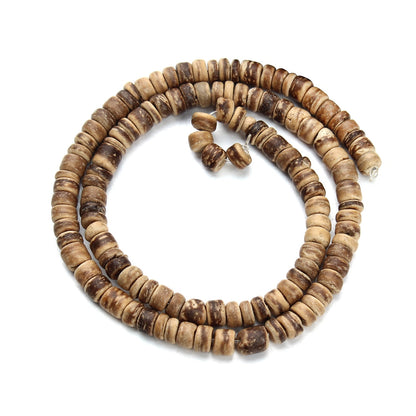 100-300pcs/string 5mm Round Natural Wood Spacer Beads, Wooden Prayer Beads for DIY Necklaces Bracelets, Jewelry Making Supplies