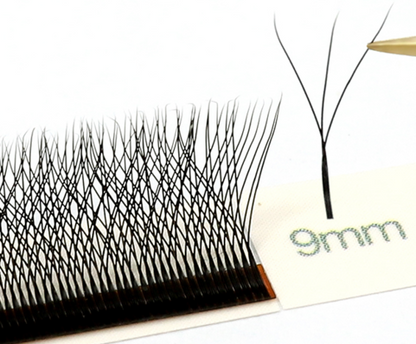 MARIA 3D W Shaped Soft Lash Extension Supplies 0.07 Brown Eyelashes