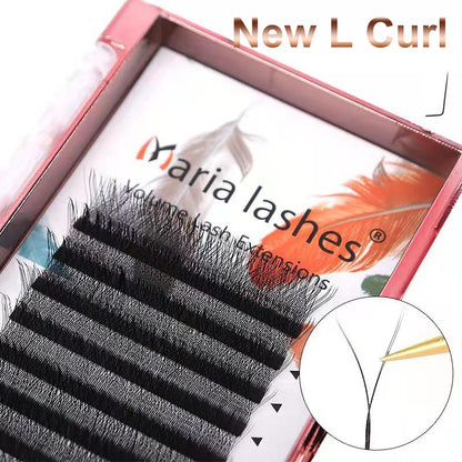 MARIA Y Volume Eyelash Extensions D/L Curl YY Wire Easy Fan Russian