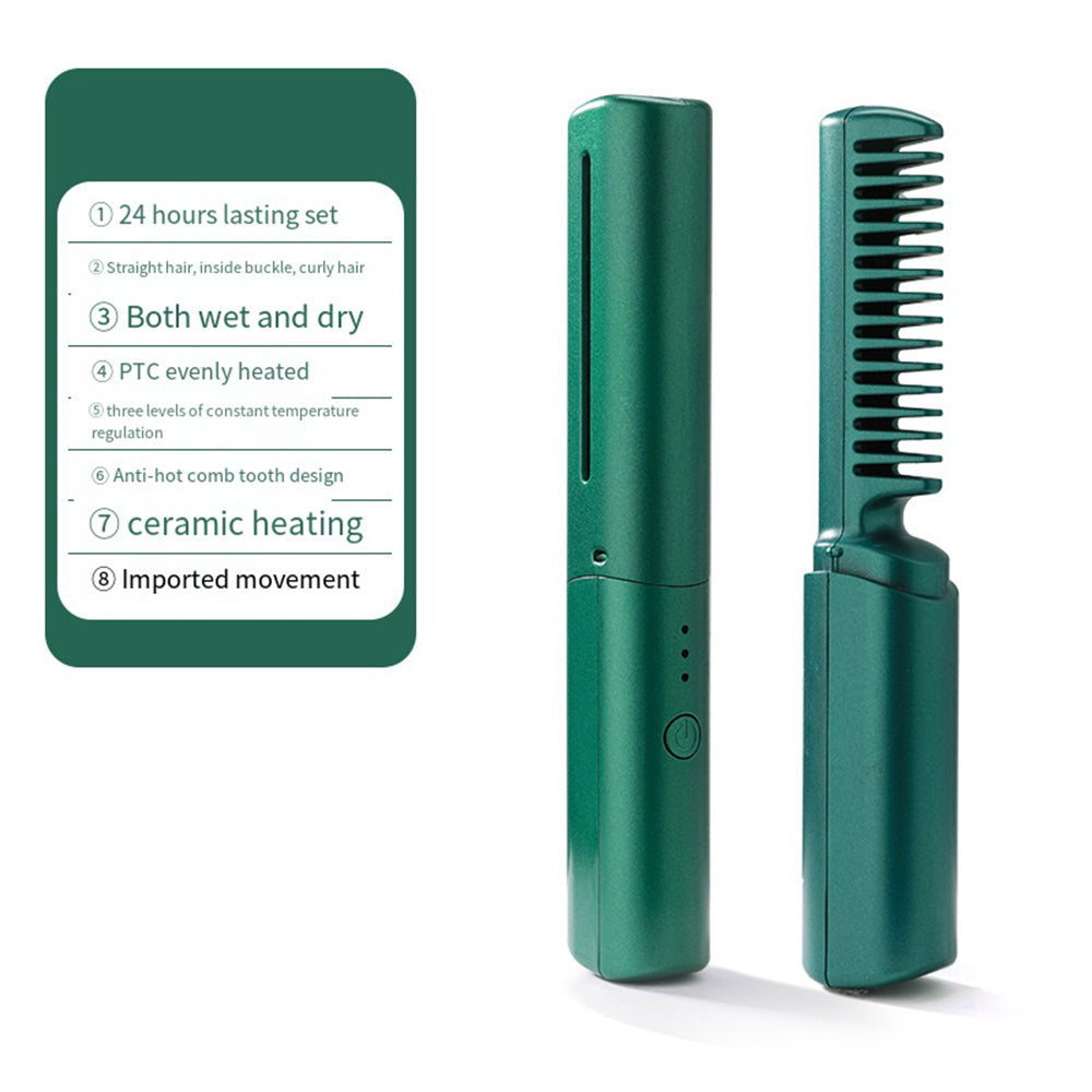 Wireless Hair Comb Straightner