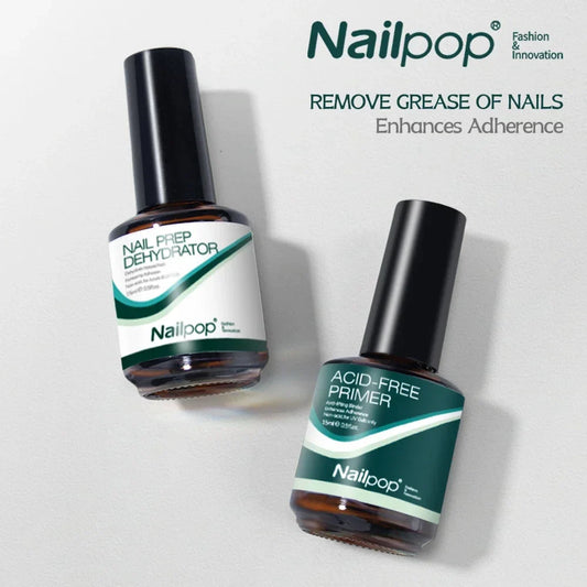 NAILPOP Nail-Primer & Nail Prep Dehydrator Set 15ML