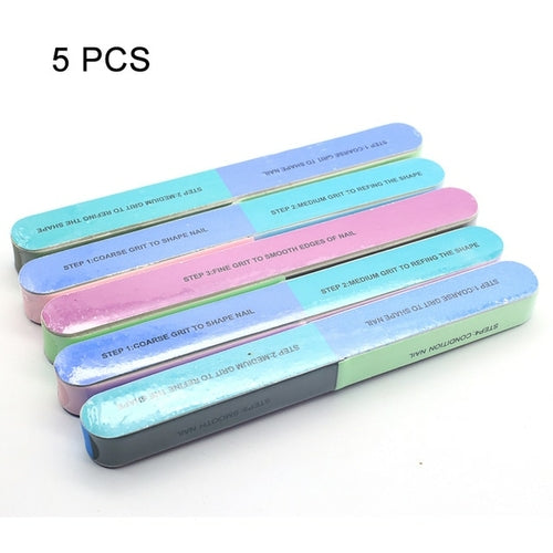 Nails Buffer Grind Buffing Block pink Nail File For Pedicure Manicure