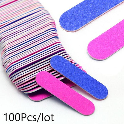 Nails Buffer Grind Buffing Block pink Nail File For Pedicure Manicure