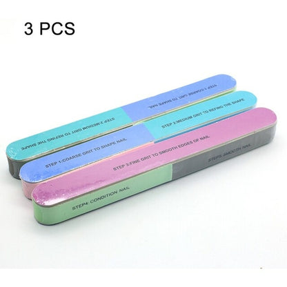 Nails Buffer Grind Buffing Block pink Nail File For Pedicure Manicure