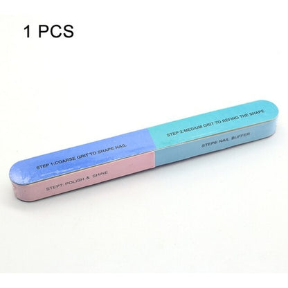 Nails Buffer Grind Buffing Block pink Nail File For Pedicure Manicure