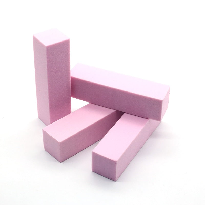 Nails Buffer Grind Buffing Block pink Nail File For Pedicure Manicure