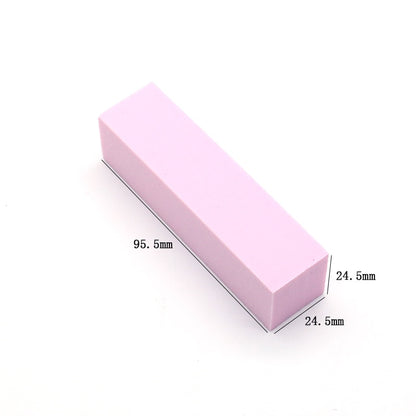 Nails Buffer Grind Buffing Block pink Nail File For Pedicure Manicure