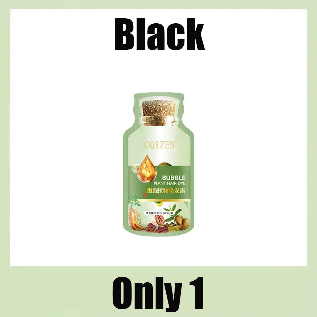 Pure Natural Herbal Hair Dye Shampoo 5 Minutes Change Hair Color Non-irritating Repair Gray White Fashion Hair Care Women Men