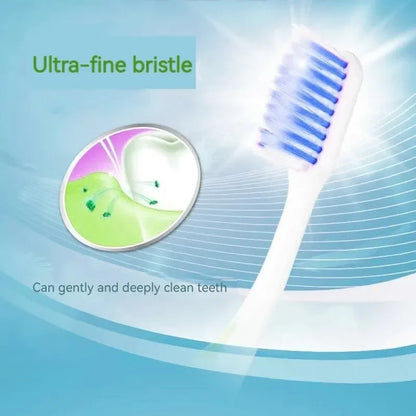 Clogate 6pcs Adult Soft Bristle Toothbrush Whitening Oral Hygiene For