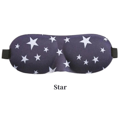 3D Sleeping Mask Eyepatch Block Out Light Eye Mask Soft Cover Rest