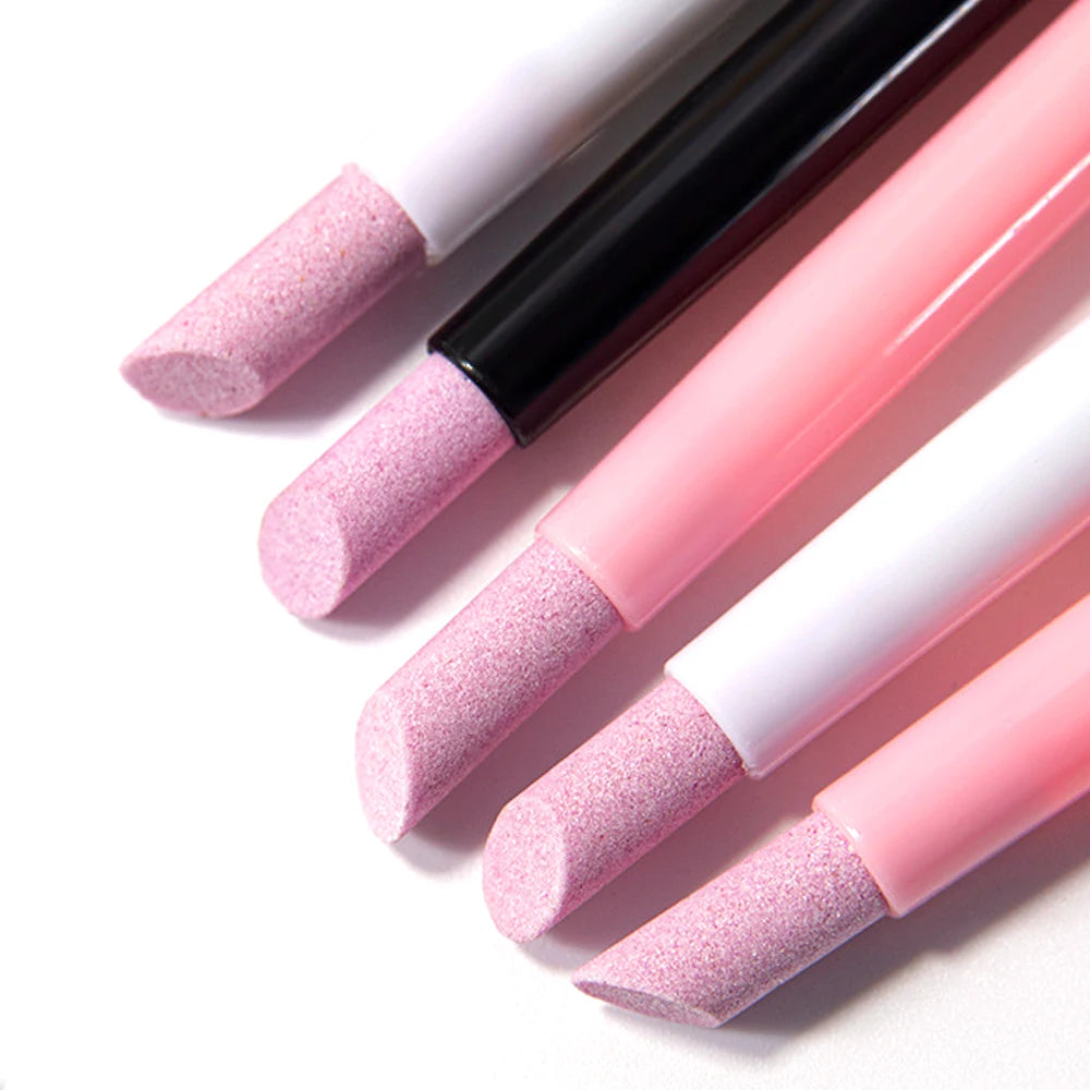 Quartz Stone Scrub Nail File Rods Cuticle Remover Dead Skin Remover