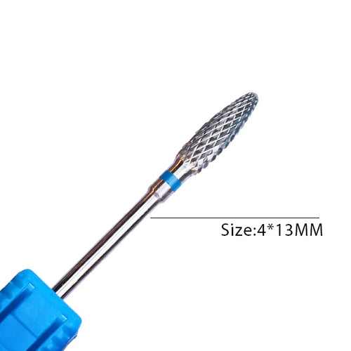 1pc Carbide Tungsten Nail Drill Bit Rotate Burr Milling Nail Cutter