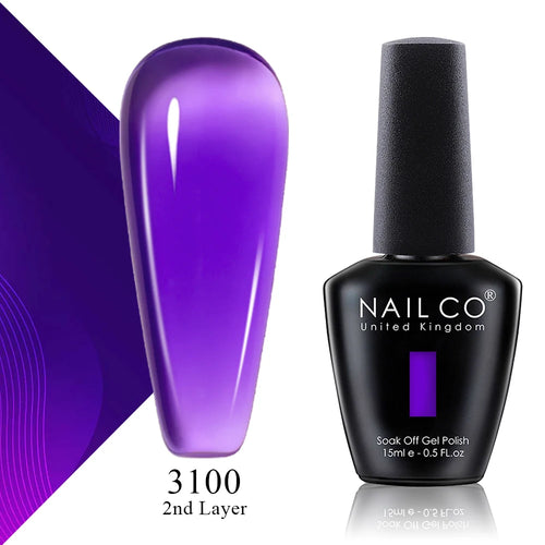 NAILCO 15ml Translucent Color Gel Nail Polish Vernis Semi Permanent UV