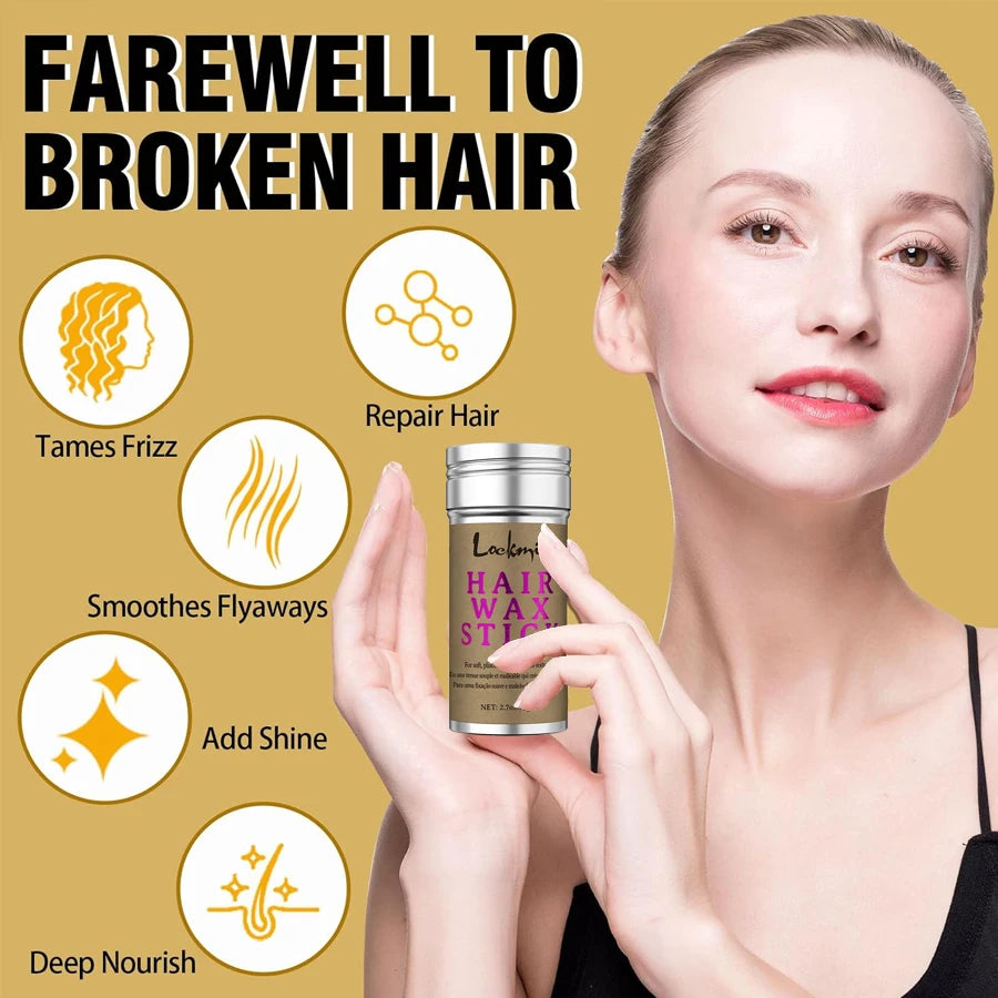 LOCKMIO Women Hair Wax Stick for Wigs Anti-frizz Flyaways Control