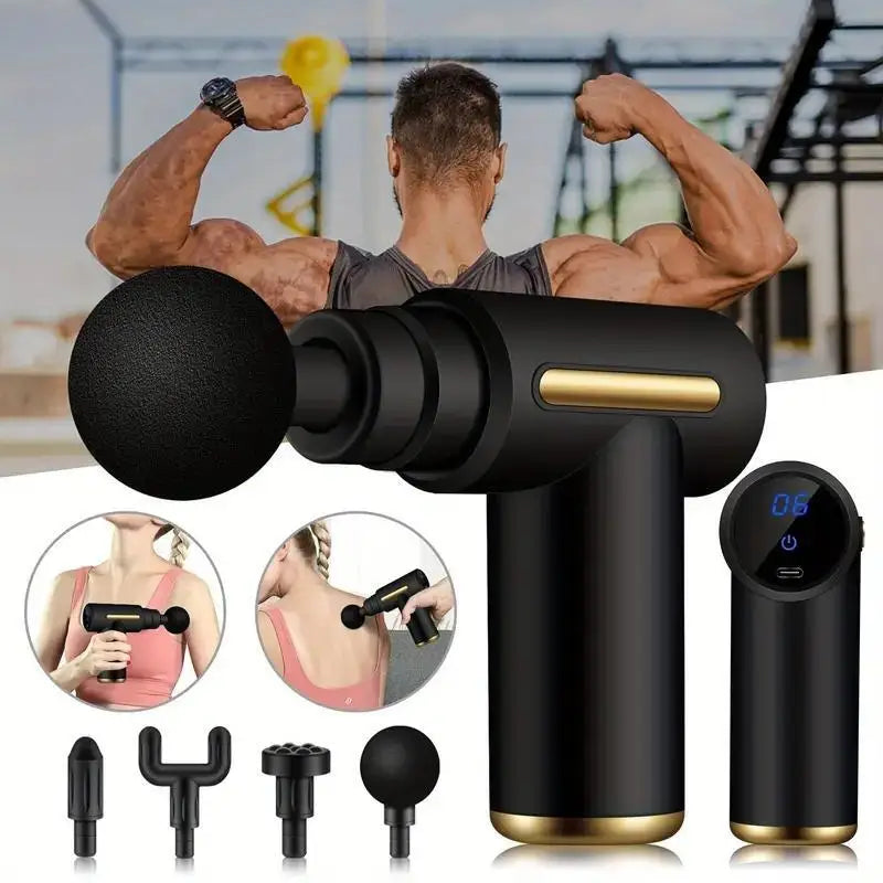 Mini Muscle Massage Gun Portable Deep Handheld Percussion Massager for