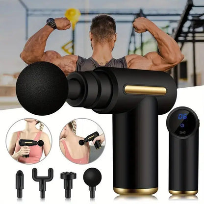 Mini Muscle Massage Gun Portable Deep Handheld Percussion Massager for