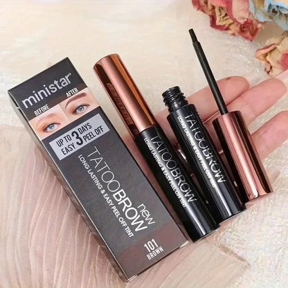 1pc Tattoo Peel Off Eyebrow Gel Tint, Semi Permanent Brow Tint,
