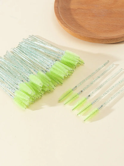 50 /100pcs  Eyelash Brushes Makeup Disposable Mascara Wands Applicator