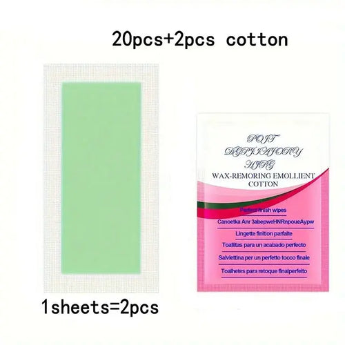 10/20/30/50 Pcs Depilatory Wax Strips For Hair Removal Wax Paper Cold