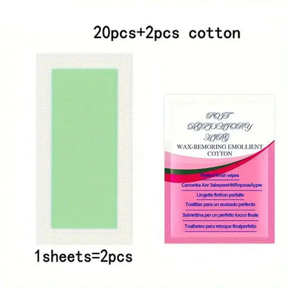 10/20/30/50 Pcs Depilatory Wax Strips For Hair Removal Wax Paper Cold