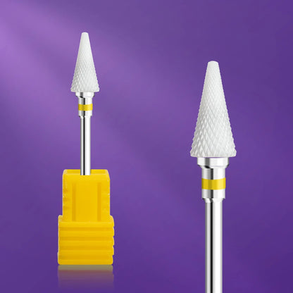 Ceramic Tungsten Carbide Nail Drill Bit Rotate Burr Milling Nail