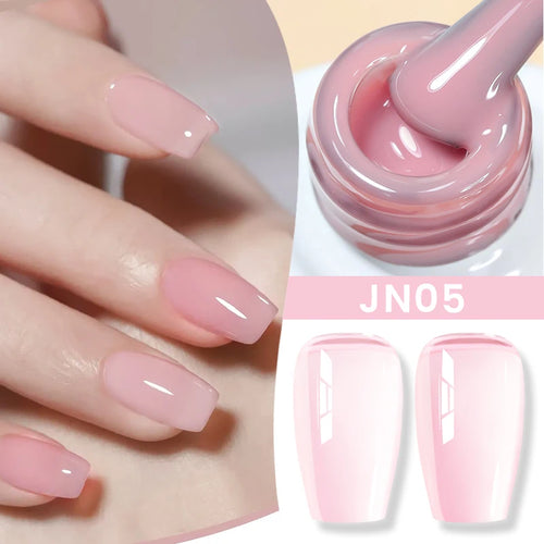 BORN PRETTY 83 Colors 10ml Jelly Nude Gel Nail Polish Autumn Amber