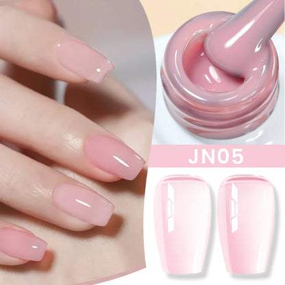 BORN PRETTY 83 Colors 10ml Jelly Nude Gel Nail Polish Autumn Amber