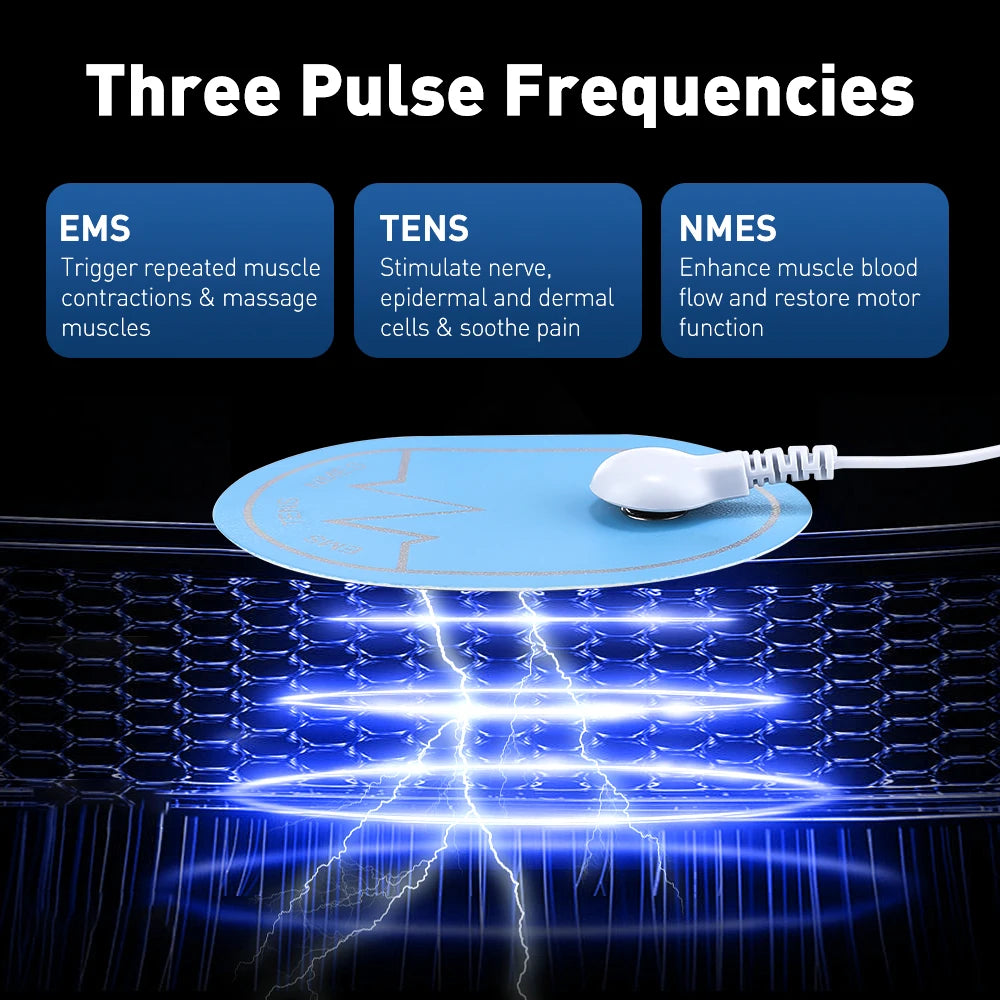 Electric Professional Muscle Stimulator Physiotherapy 6/9/18/36 Modes