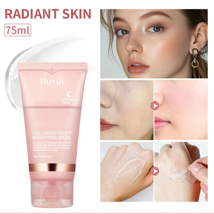 Collagen Overnight Wrapping Peel Off Facial Mask Set Korean Collagen