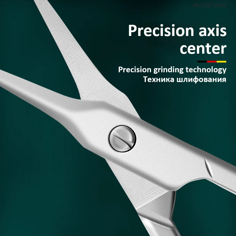 Stainless Steel Curved Tip Thin Blade Cuticle Scissors Nail Clippers