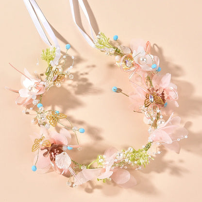 Fairy Blossom Wedding Hair Hoop