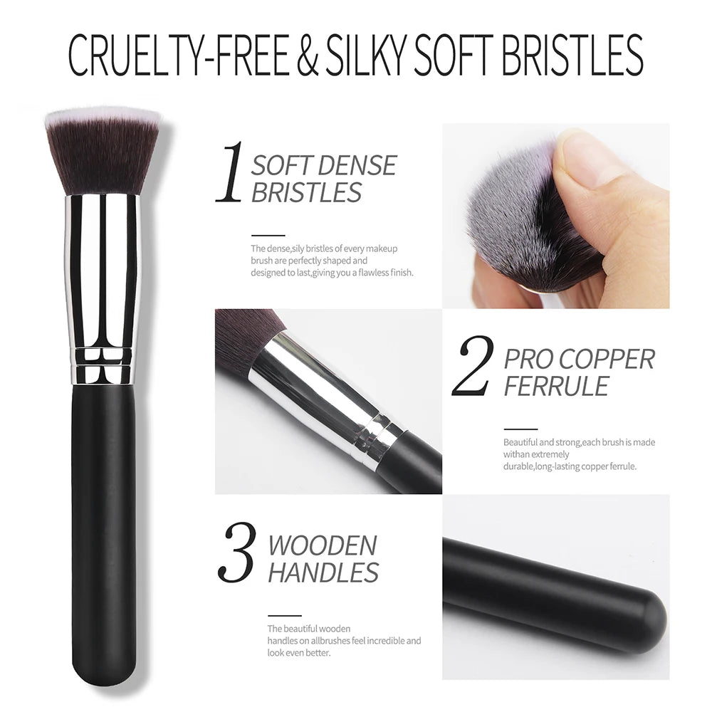 Maange 1PCS Makeup Brush with Box Foundation Concealer Powder Blush