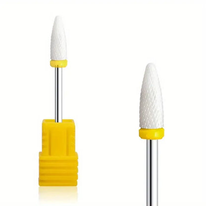 1Pcs Ceramic Milling Cutter Nail Drill Bits Electric Manicure Drills