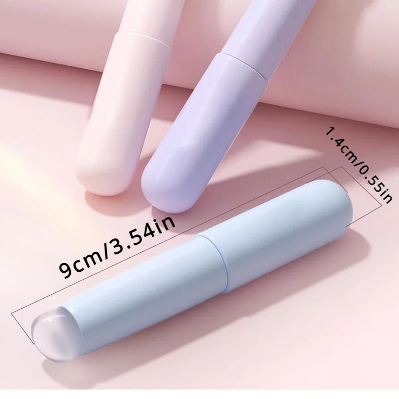 Silicone Lip Brushe with ABS Plastic Handle, Portable Lipstick & Lip