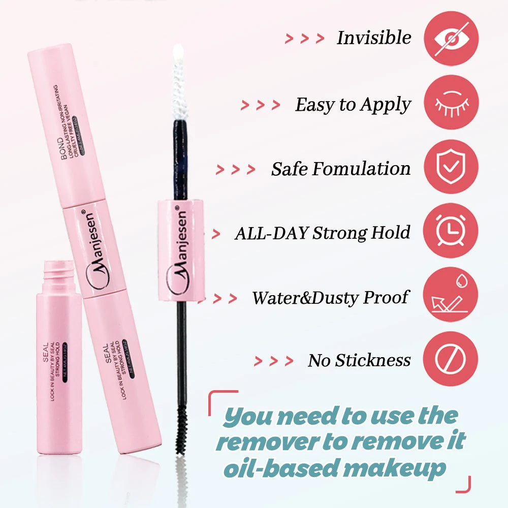 DIY Lash Extension Kit Lash Bond and Seal Remover Tweezers Makeup Set