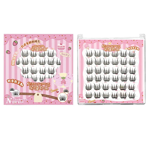 Self-Adhesive No-glue Eyelashes Ultra-thin Sheet Series False