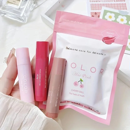 Moisturize Lip Balm Lipstick Hydrate Cute Girl Plump Lip Water Light