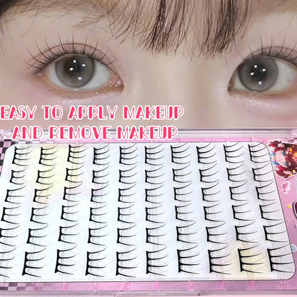 Korean Stylish False Eyelashes K-pop Inspired Design Comic Fluffy