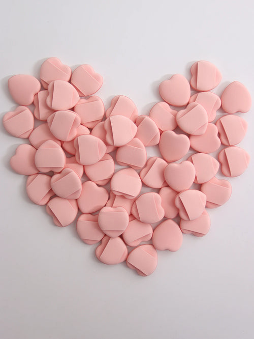 50 Mini Finger Cushions Air Cushion Powder Puff, Latex Free Mixed