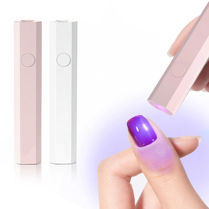 YIKOOLIN Mini UV Light Cure Nails Lamp for Gel Nails LED Nail Lamp for