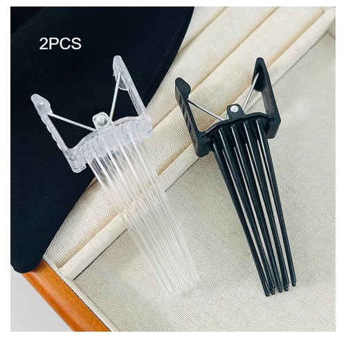 2pcsSimple Fluffy Hairpin Curling Roots High Natural Fluffy Hair Clip