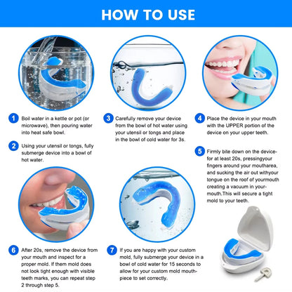 Anti-Snoring Mouthpiece Anti-Snoring Device Night Time Teeth