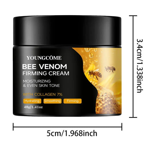 Premium Bee Venom Cream for Face & Neck - Collagen Boost, Skin