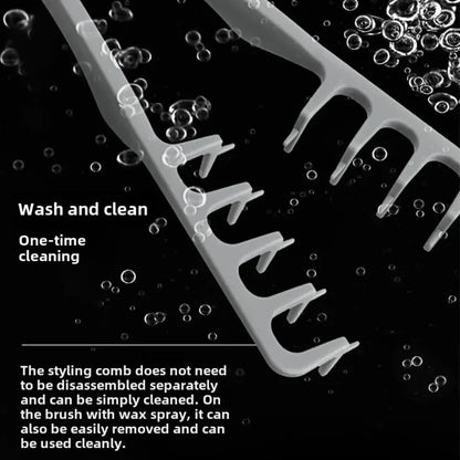 1/2Pcs Volumizing Wide-Tooth Hair Styling Comb Curling Tools Fluffy