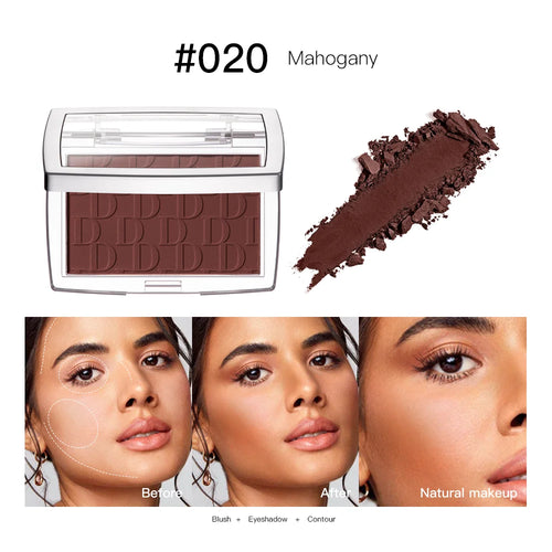 6 Colors Matte Embossed Blush Rosy Blusher Facial Blush Powder High