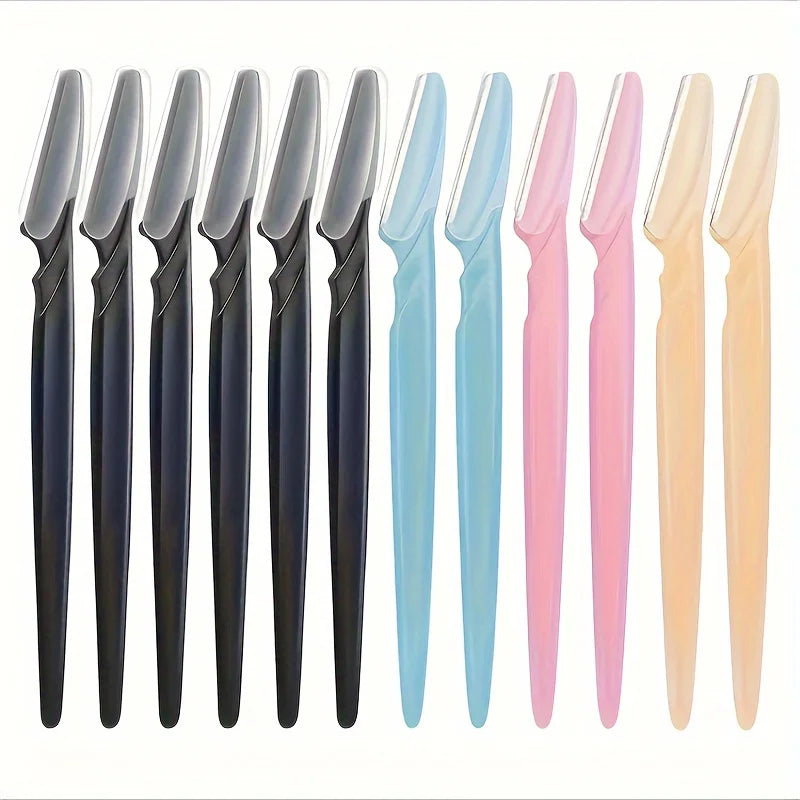 3/5/6/10/12 Piece Multi-Purpose Eyebrow Shaver Set - Gentle Facial