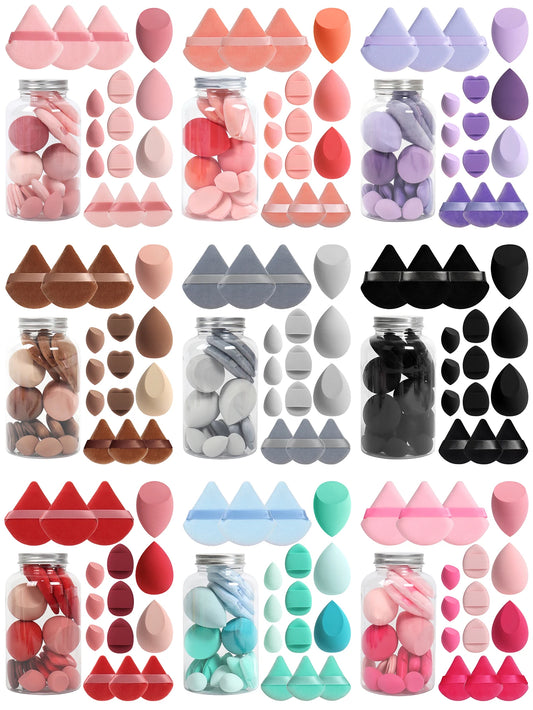 Spring 15 Cans,3 Loose Powder Puffs & 3 Mini Loose Powder Puffs & 3