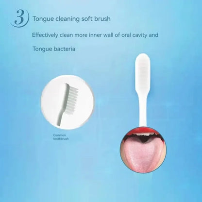 Clogate 6pcs Adult Soft Bristle Toothbrush Whitening Oral Hygiene For