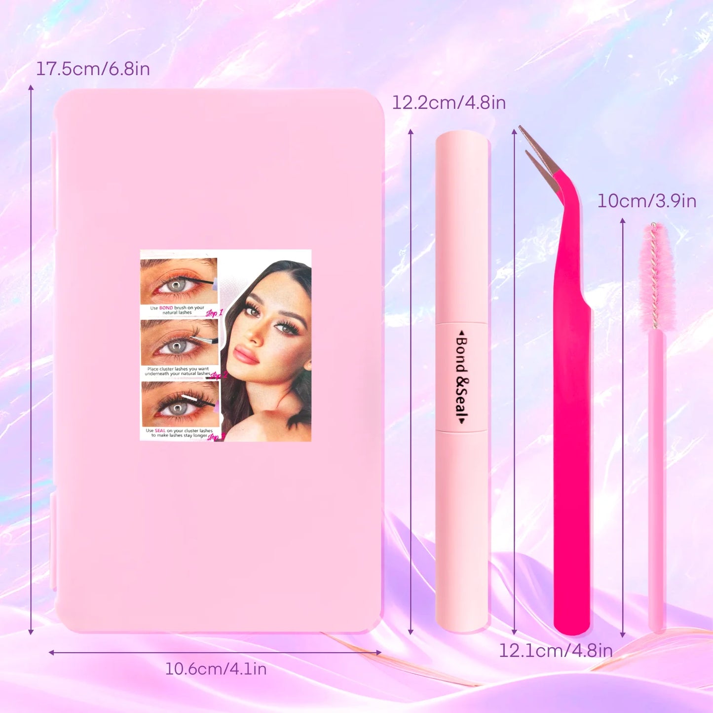 720/200pcs eyelash Extension Kit Fluffy Eyelash Extension kit with